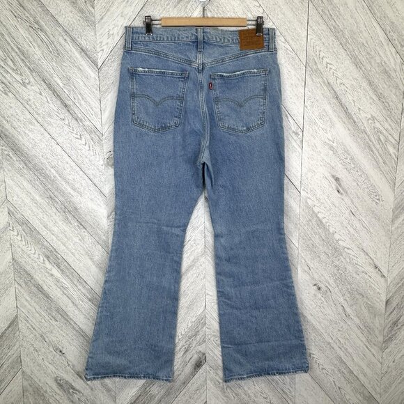 Levi's Jeans 70s High Rise Flare Premium Denim Womens Size 31x31 - Picture 1 of 5